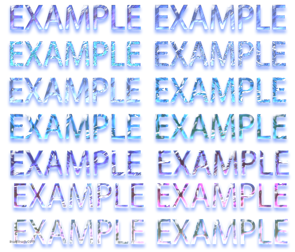 光面冰玻璃-PS样式