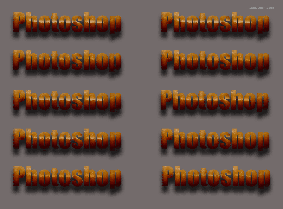 甜甜圈样式-PS样式