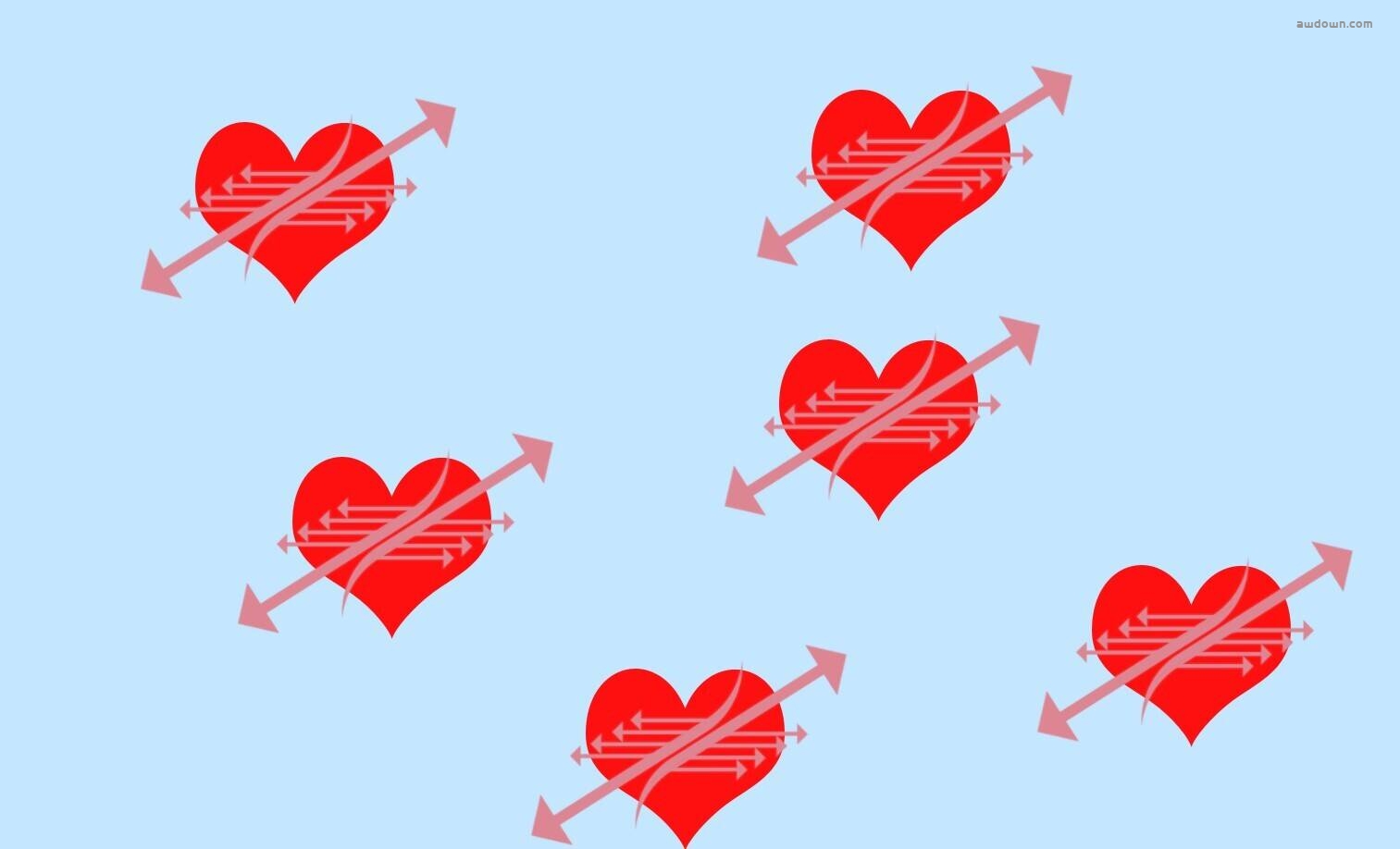 漂亮的爱心图案-PS笔刷