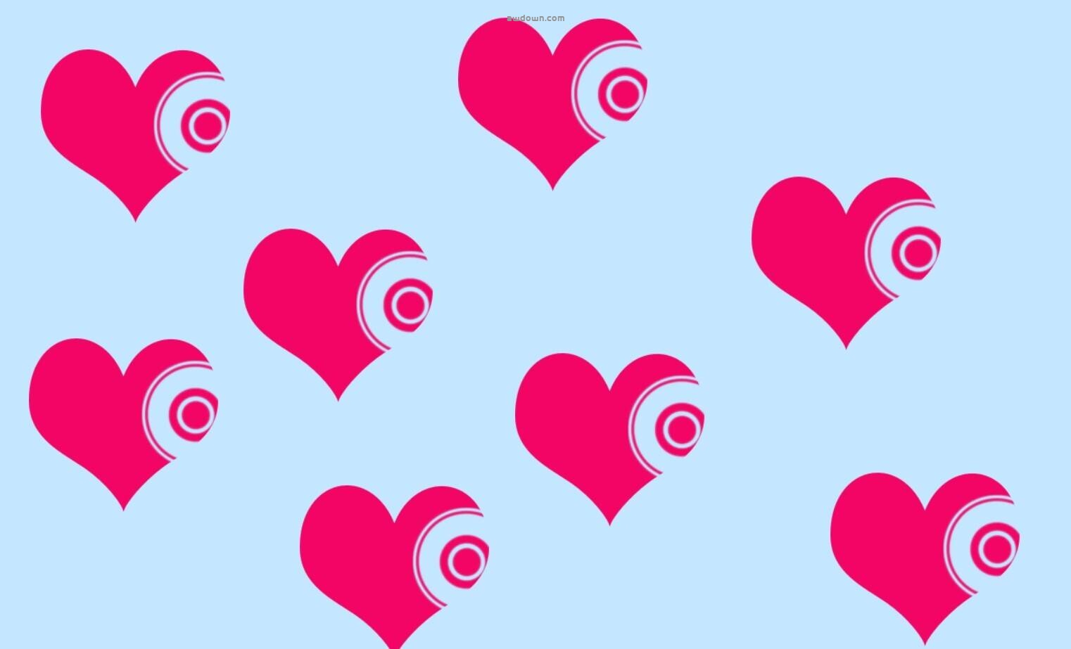 漂亮的爱心图案-PS笔刷