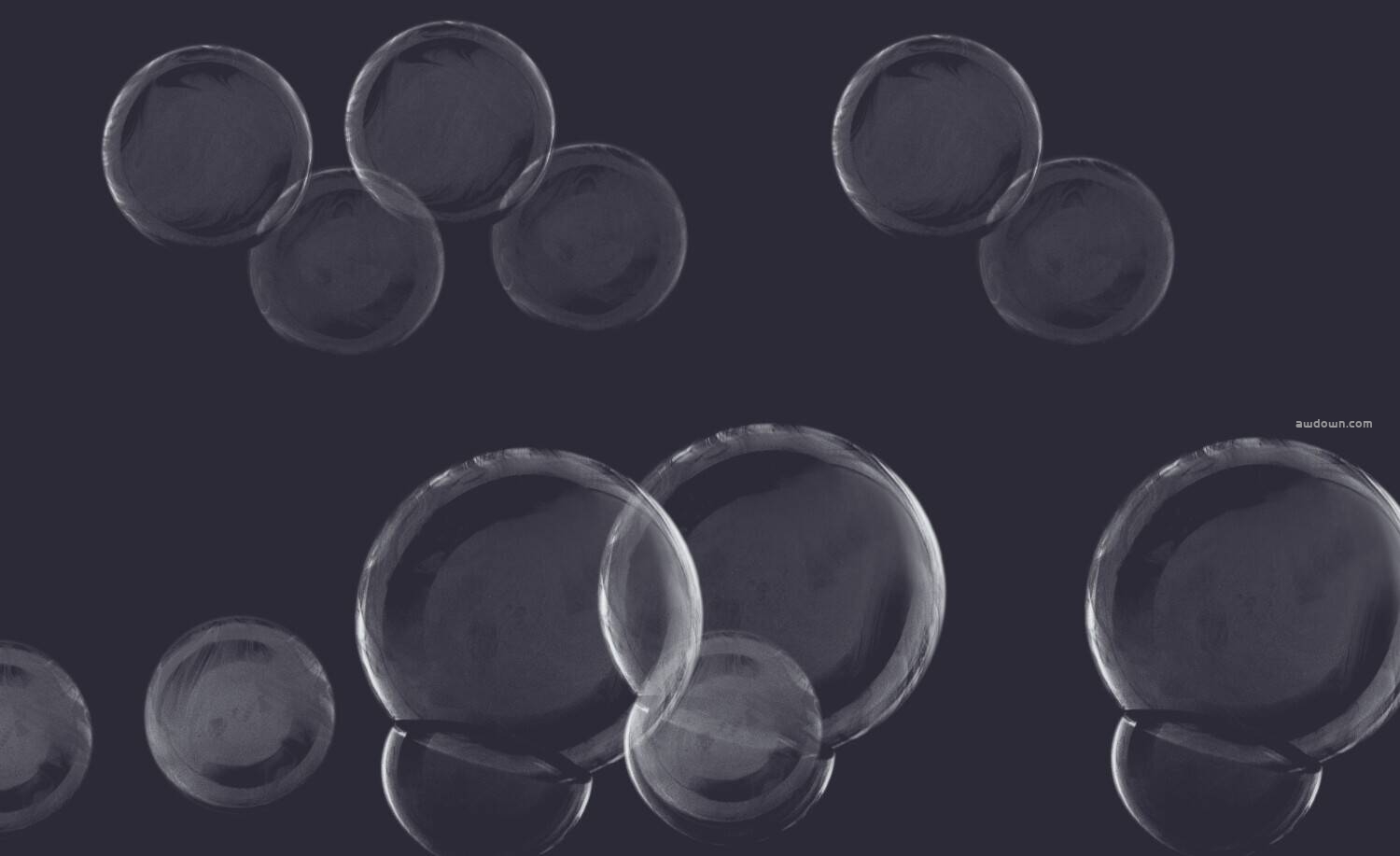 57款逼真泡沫-PS笔刷