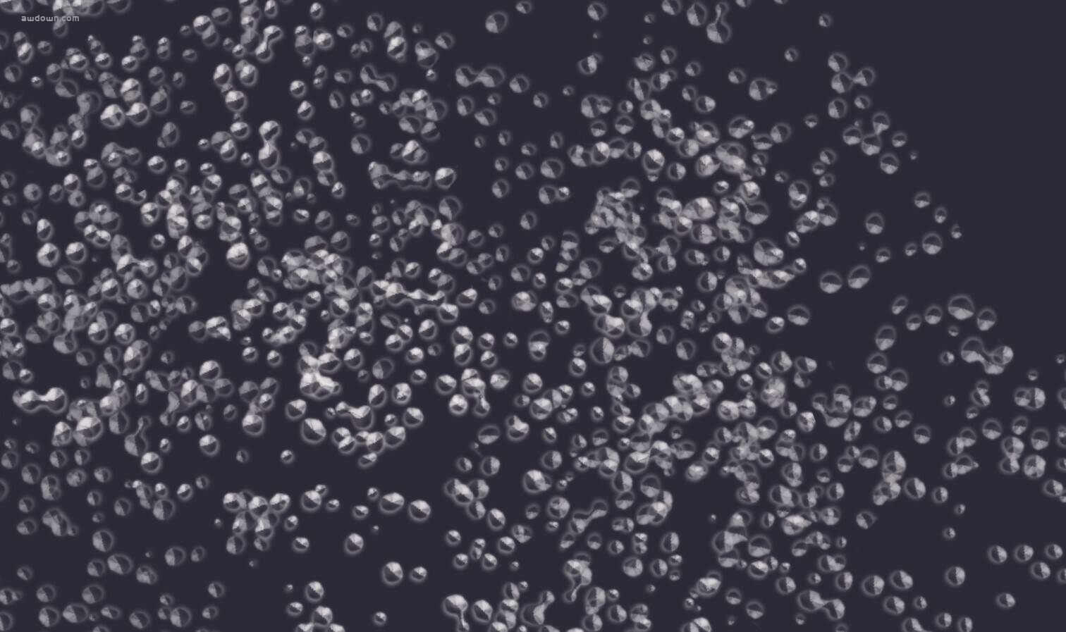 唯美的水中气泡-PS笔刷