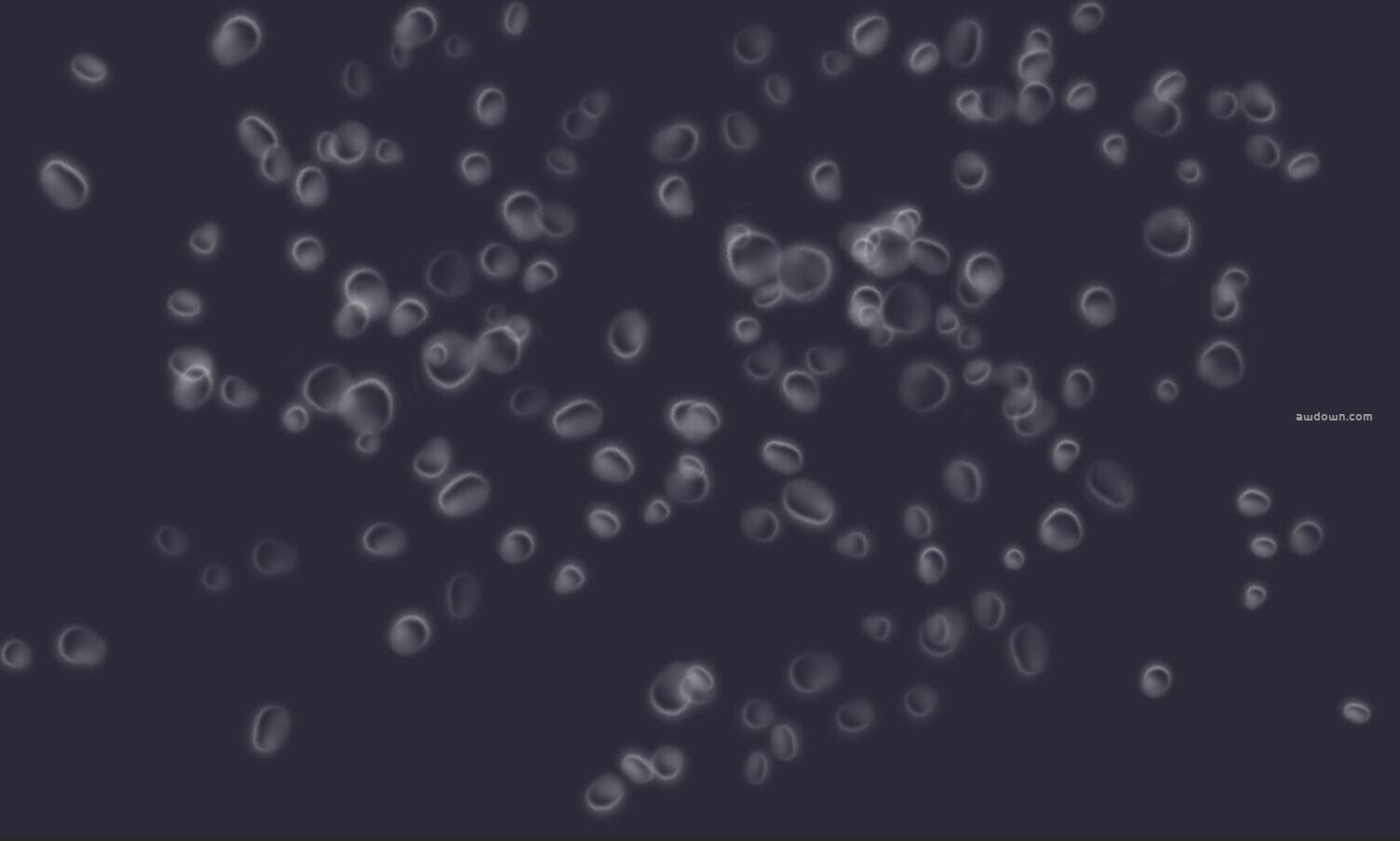 唯美的水中气泡-PS笔刷