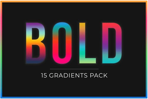 15个BOLD创意PS渐变