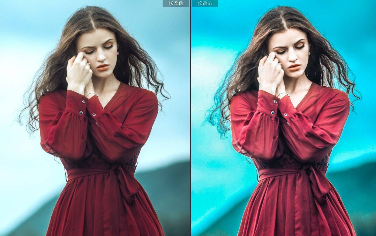 20种夏季风景人像调色效果LR预设