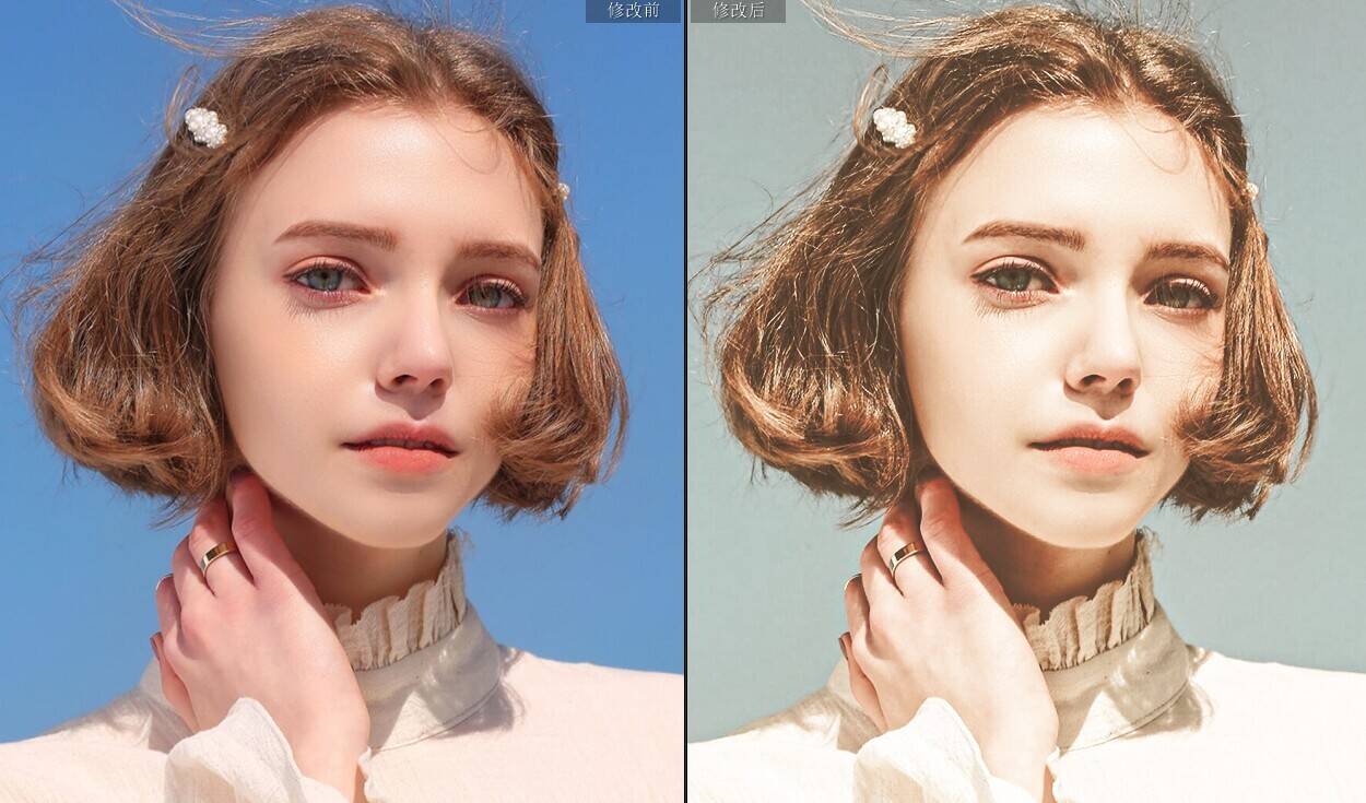 4个独特柔和调色LR预设