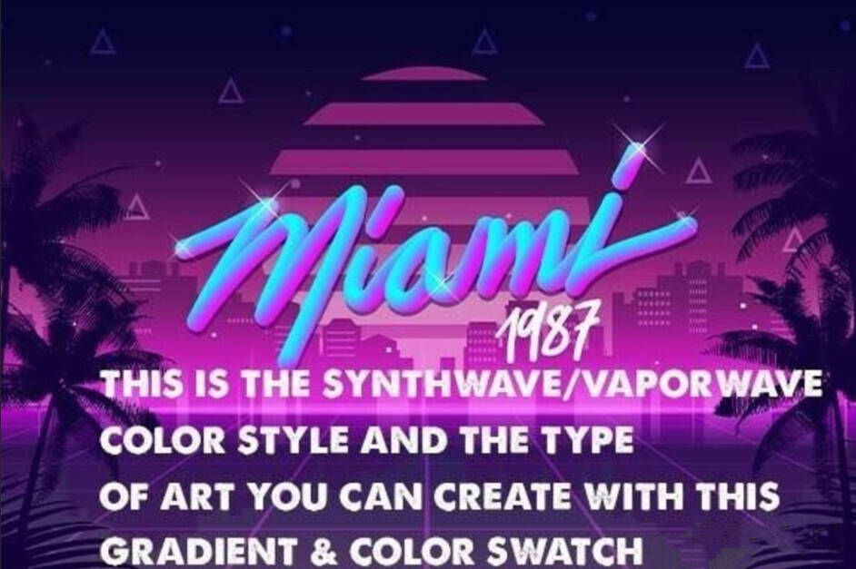 复古渐变和色板PS渐变