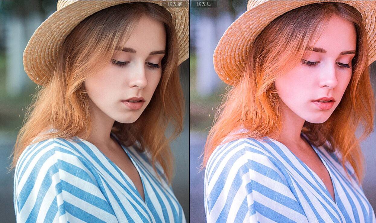 粉色博客调色LR预设