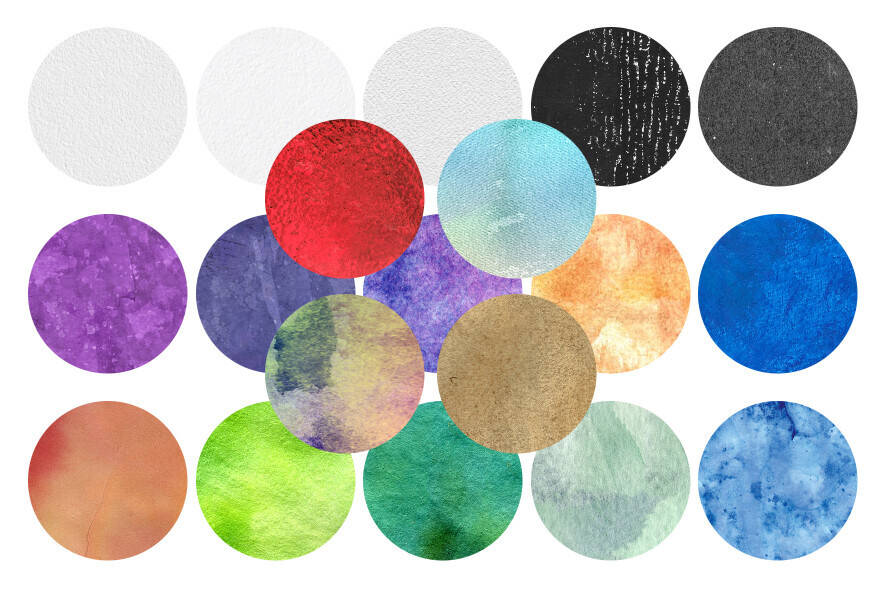 无缝水彩PS图案填充