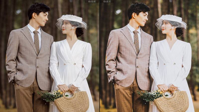 13个热门网红婚礼调色LR预设