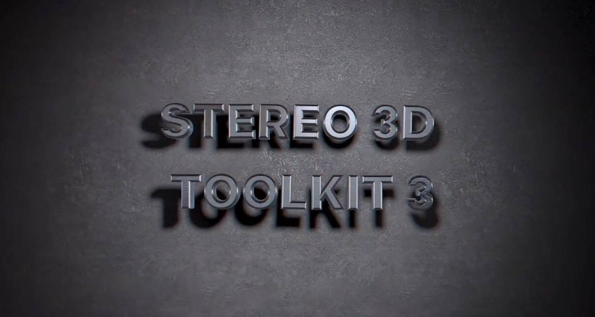 Stereo 3D Toolkit(AE脚本-3D立体电影视觉特效转换工具)