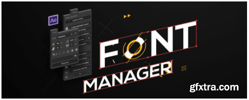 Aescripts Font Manager(字体管理器)