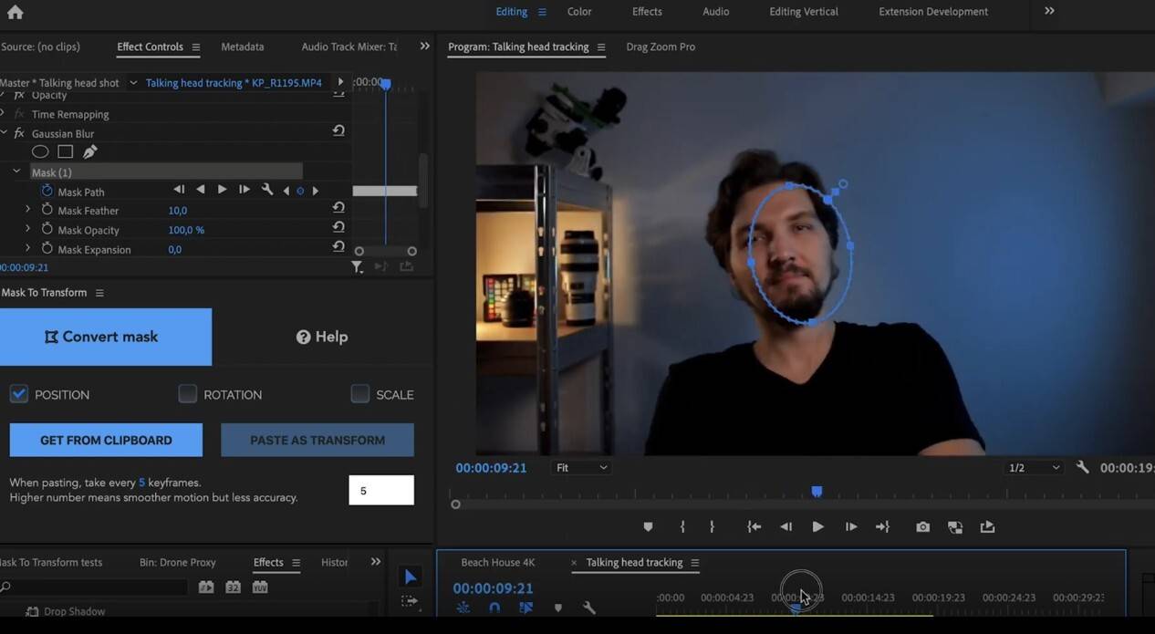 Auto Motion Tracker For Objects(PR插件-物体对象自动运动跟踪器)
