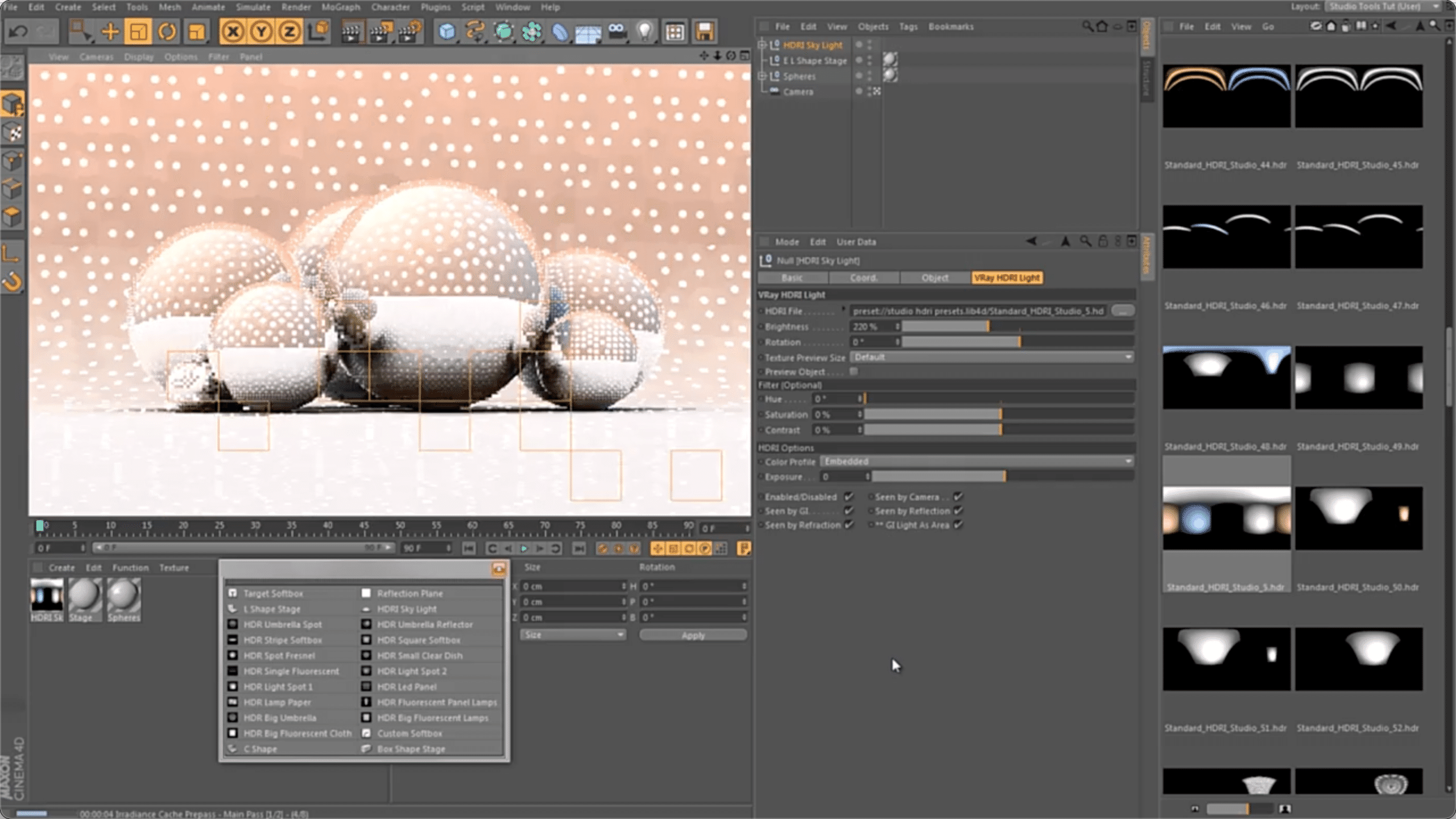 Corona Studio Tools Pro(HDRI高动态环境灯光预设) v1.0