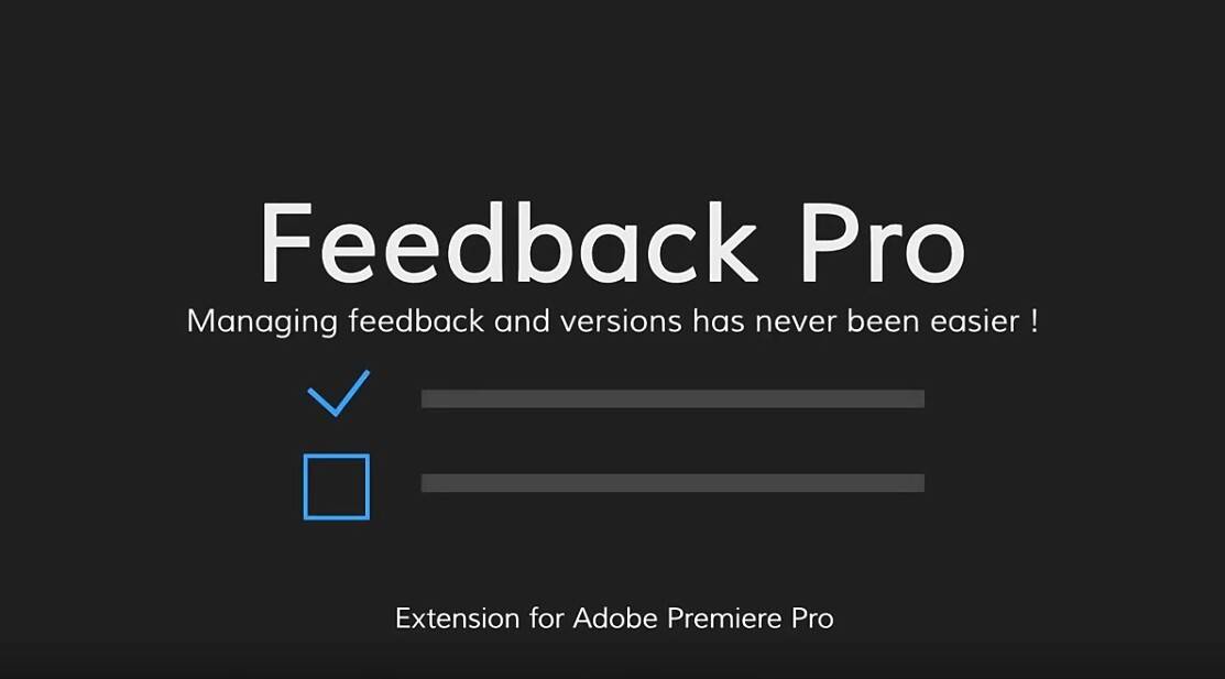 Feedback Pro(PR脚本-工程时间线序列管理注释反馈修改工具)