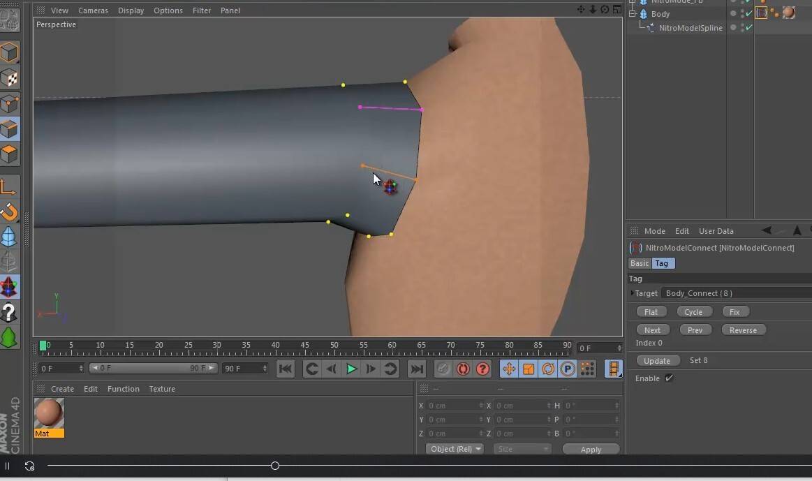 NitroModel(C4D画轮廓得模型插件) v1.0.1 英文版