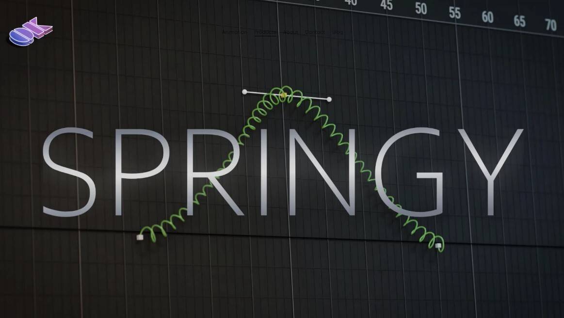 Orestiskon Spring(C4D插件-弹性动画模拟神器)