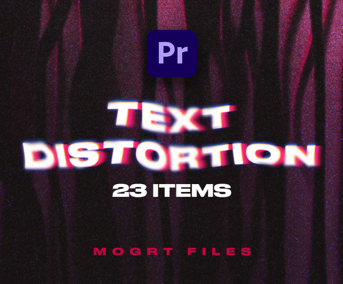 Text Distortion Toolkit(20种液化扭曲变形文字标题动画)