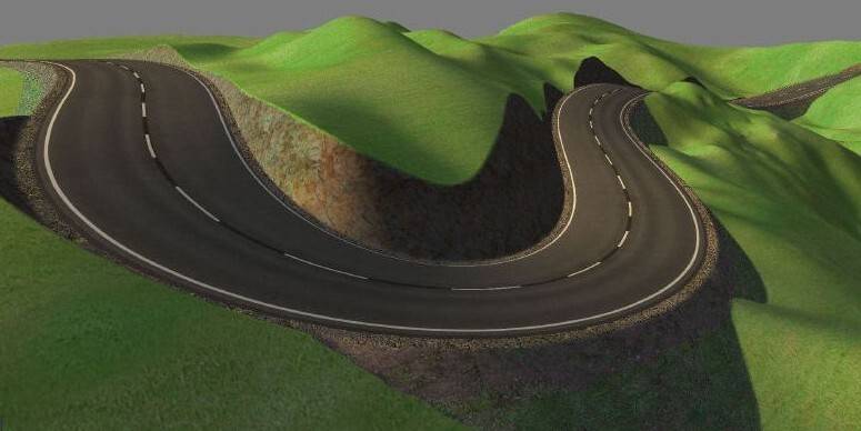 SplineLand(3Dmax山地路面地形模拟制作插件) V1.047